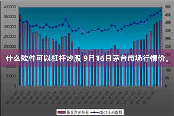 什么软件可以杠杆炒股 9月16日茅台市场行情价。
