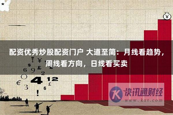 配资优秀炒股配资门户 大道至简：月线看趋势，周线看方向，日线看买卖