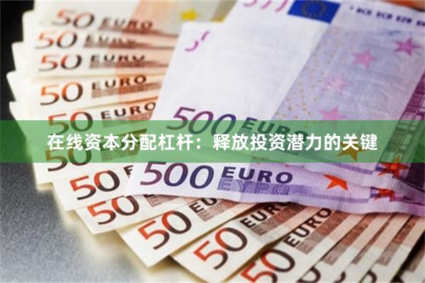 在线资本分配杠杆：释放投资潜力的关键