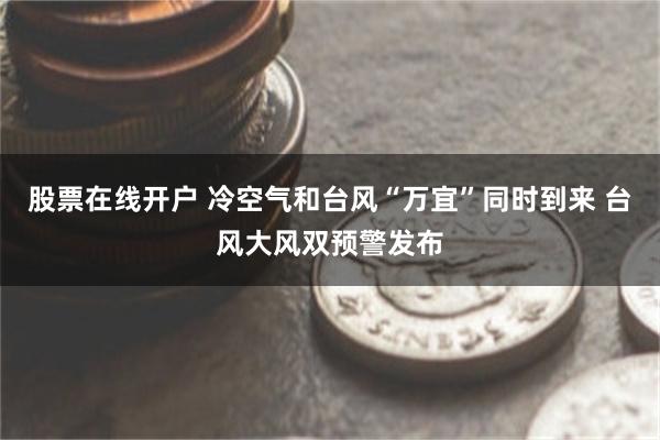 股票在线开户 冷空气和台风“万宜”同时到来 台风大风双预警发布