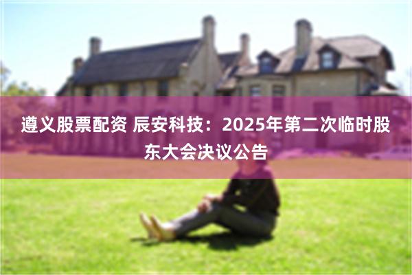 遵义股票配资 辰安科技：2025年第二次临时股东大会决议公告