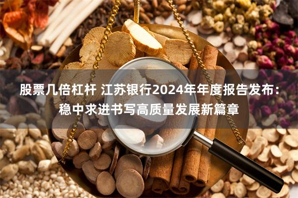 股票几倍杠杆 江苏银行2024年年度报告发布：稳中求进书写高质量发展新篇章