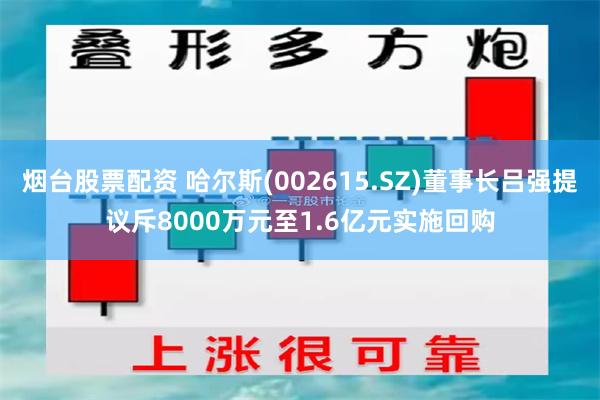 烟台股票配资 哈尔斯(002615.SZ)董事长吕强提议斥8000万元至1.6亿元实施回购
