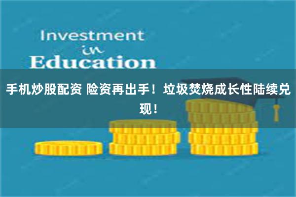 手机炒股配资 险资再出手！垃圾焚烧成长性陆续兑现！